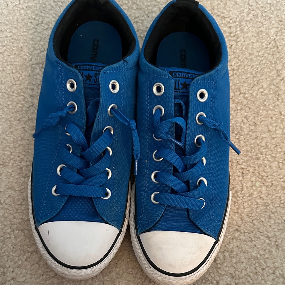 Converse Vibrant Blue Canvas Sneakers